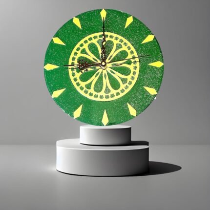 Green Spiritual Timepiece