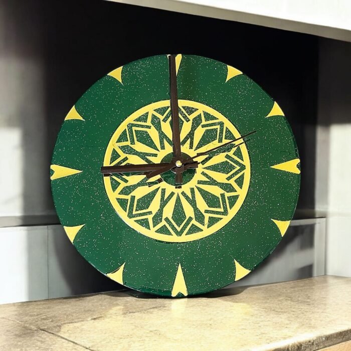 ART-C4.jpeg Green Wellness Vibes Clock