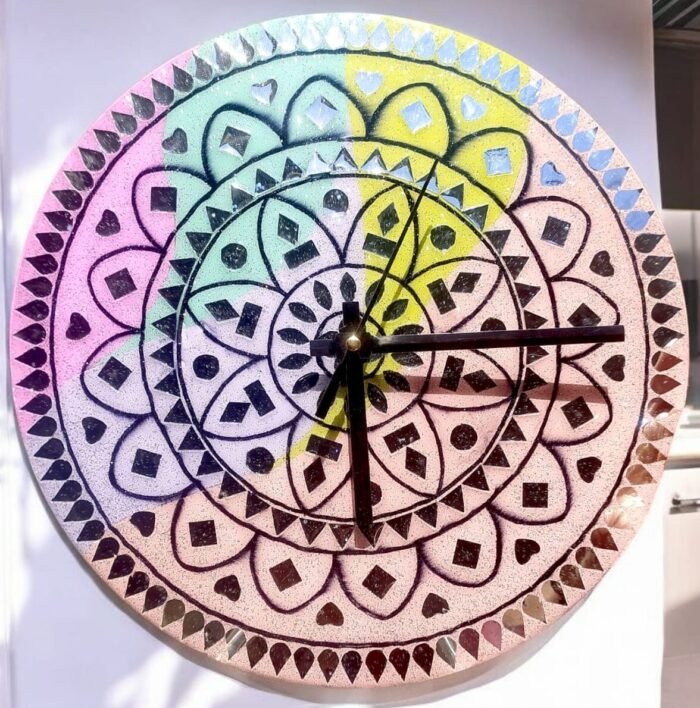 Mandala & Lippan Combo Exclusive Vastu Clock