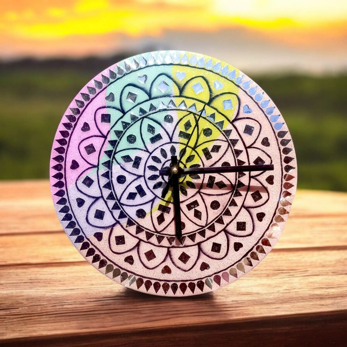 Mandala & Lippan Combo Exclusive Vastu Clock