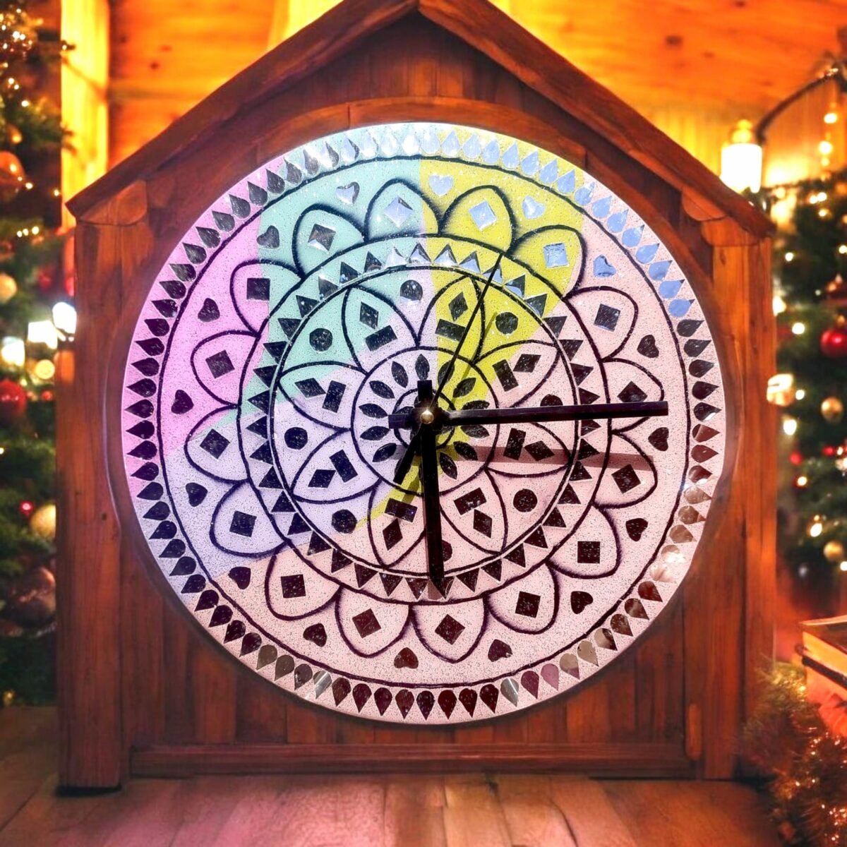 Mandala & Lippan Combo Exclusive Vastu Clock