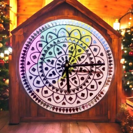 Mandala & Lippan Combo Exclusive Vastu Clock