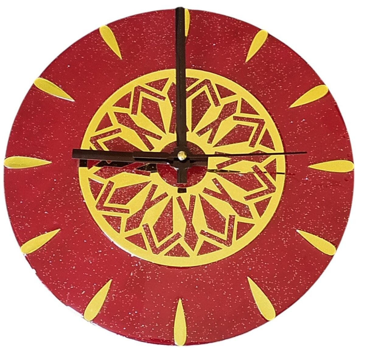 Red Mindfulness Clock