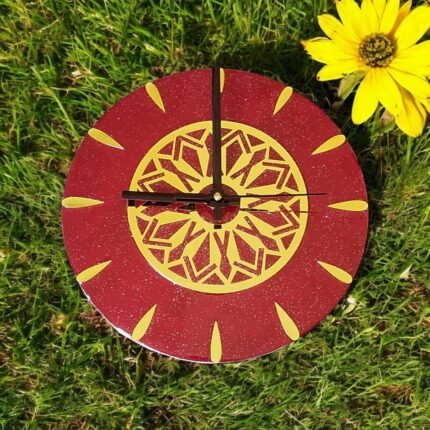 Red Mindfulness Clock