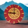 ART-k3.jpeg Red Mindfulness Clock