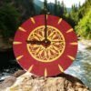ART-k4.jpeg Red Mindfulness Clock