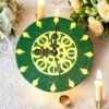 ART3.jpeg Green Meditational Chakra Clock
