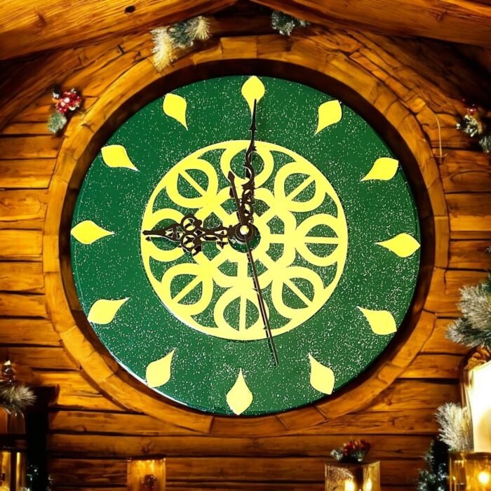 ART4.jpeg Green Meditational Chakra Clock