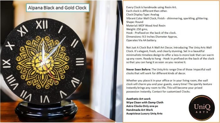 Alpana Meditation Clock