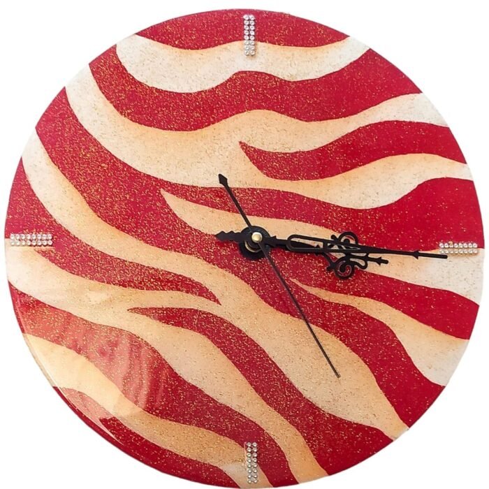 FLOATING-RED-WHITE-SPARKLE-e1741674831820-1.jpg Floating Red with White Sparkle Leopard Clock