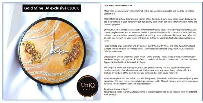 Gold-Mine-3d-exclusive-CLOCK-7.jpg Gold Mine Exclusive Clock