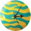 LIGHT-GREEN-Sparkling-GOLD-e1741675160168.jpg Sparkling Gold and Green Stripe Clock