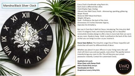 Mandala Meditation Clock