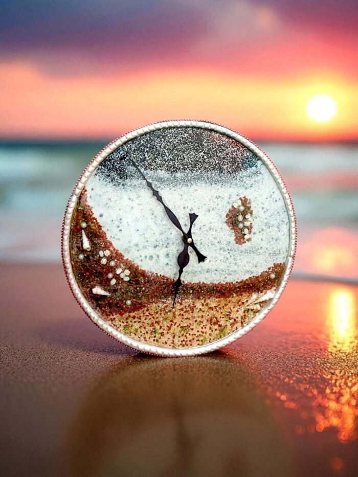 Moonlight Sea Beach Clock2 Moonlight Sea Beach Clock