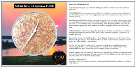 Desert Safari Clock