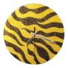 Black & Gold Afrikaans Sebras Clock