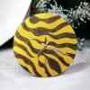 Black & Gold Afrikaans Sebras Clock