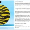 Sparkling-YELLOW-BLACK6.jpg Punda Milia Wild Clock