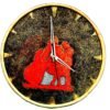 cozy hum tum clock Melody of Love Resin Clock