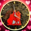 cozy hum tum clock1 Melody of Love Resin Clock