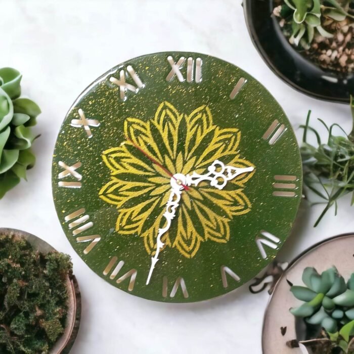 Astrological & Vastu Significance of the Green Rangoli–Kolam Clock