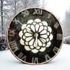 kolam3 Kolam Mandala Resin Clock