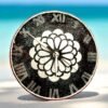 kolam4 Kolam Mandala Resin Clock