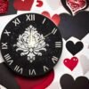 mandna-black-silver-clockclock5-1.jpg Mandala Meditation Clock