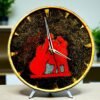 romantic 3 Melody of Love Resin Clock