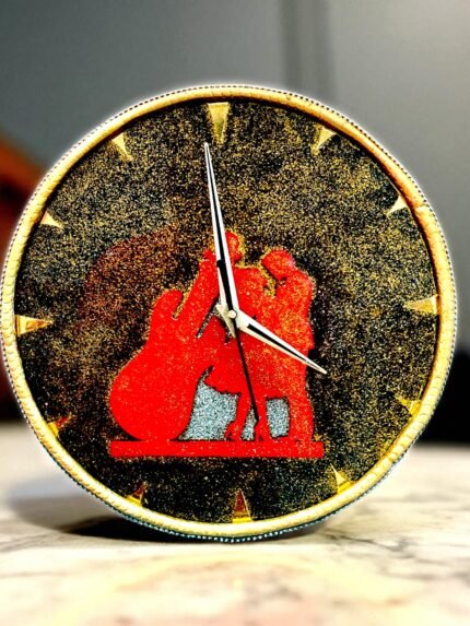 Melody of Love Resin Clock