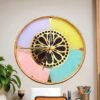 zen clock4 Zen Vibes Pastel Clock