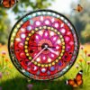 Mandala & Lippan Folk Art Timepiece2 Surya-Shukra Harmony Clock