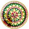Eternal Mandala Lippan Sacred Circle Harmony Timepiece Surya Mandala Vedic Astro Clock