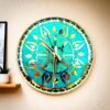 Mystic Mandala Resin Wall Clock