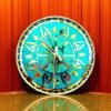 Mystic Mandala Resin Wall Clock
