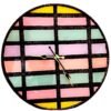 iluision pattern clock Grid Of Dreams Resin Clock