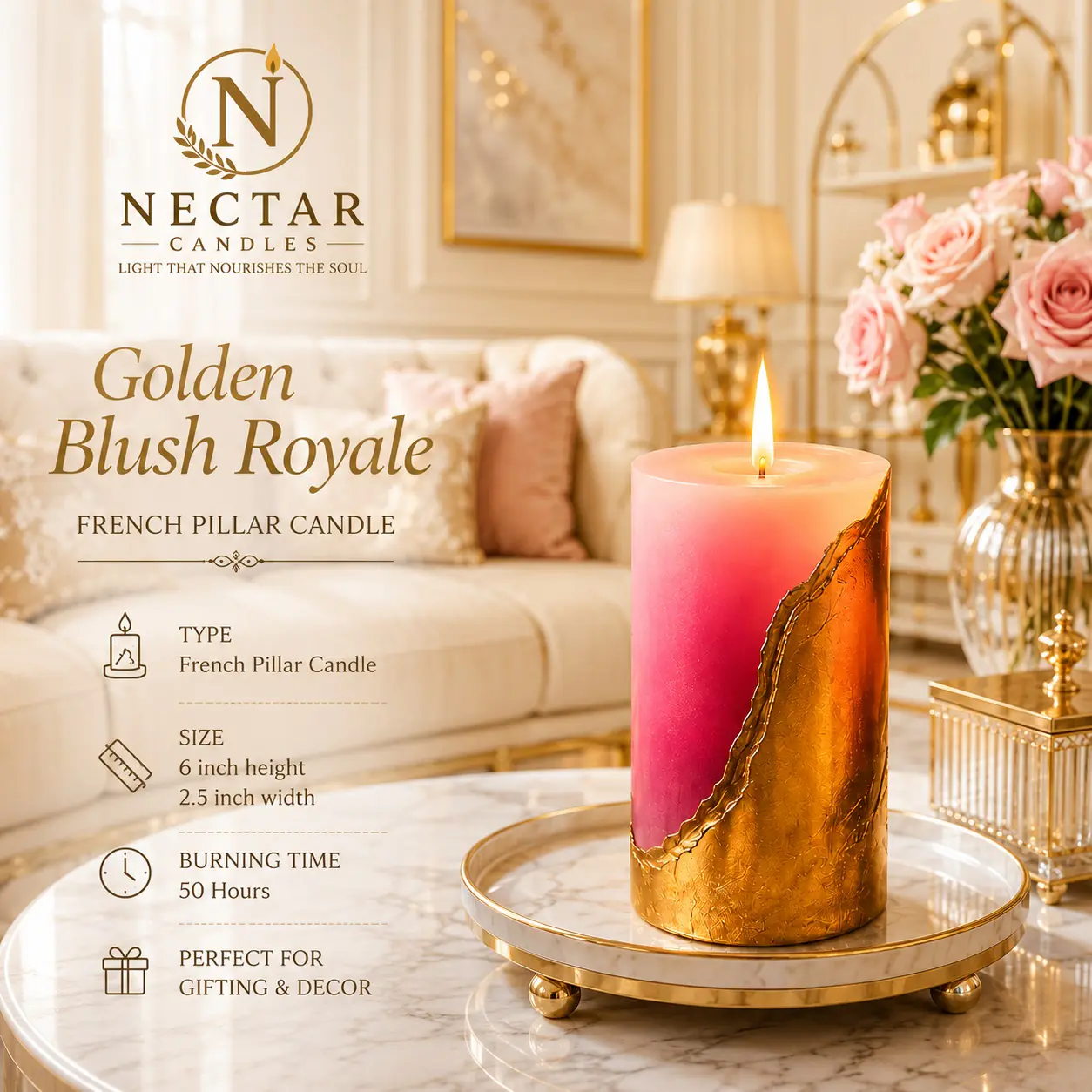 Golden Blush Royale