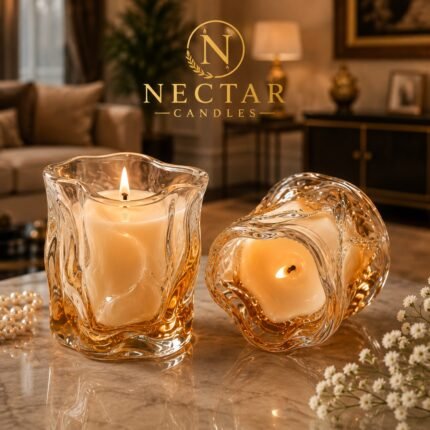 Home Décor Gold Scented, Amber & Lemongrass Blend