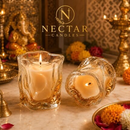 Home Décor Gold Scented, Amber & Lemongrass Blend