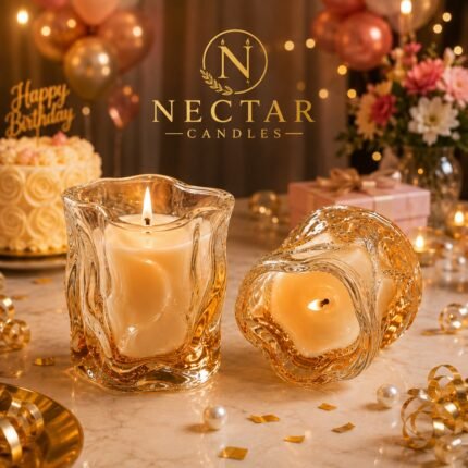 Home Décor Gold Scented, Amber & Lemongrass Blend