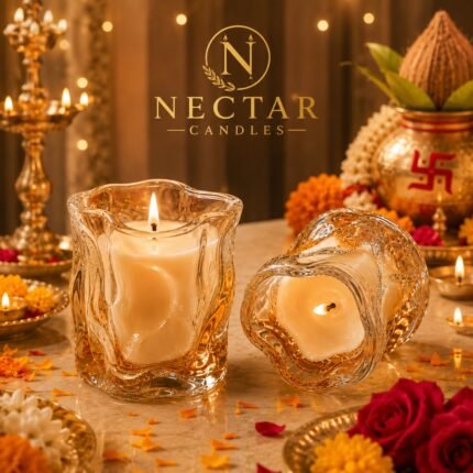 Home Décor Gold Scented, Amber & Lemongrass Blend