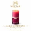 Nectar Candles – Aura Gemstone Pillar Candle Nectar Candles – Aura Gemstone Pillar Candle