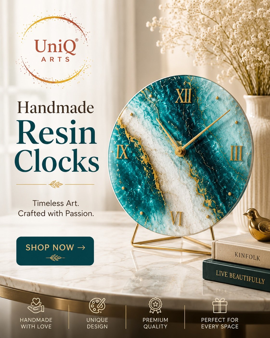 Resin Clocks