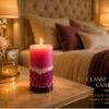 pillar candle bedroom sample